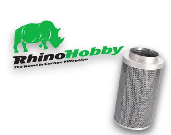 Rhino Hobby Carbon Filters Hydroponics 4",5",6",8",10" 